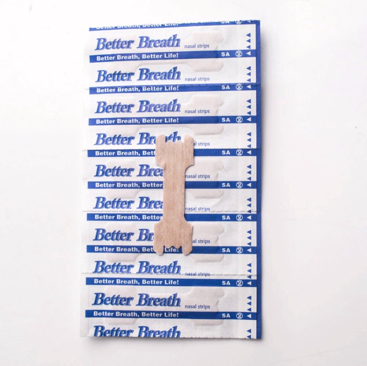 Better Breath, Neusstrips Large, 30 stuks, Neuspleisters, Antisnurk.
