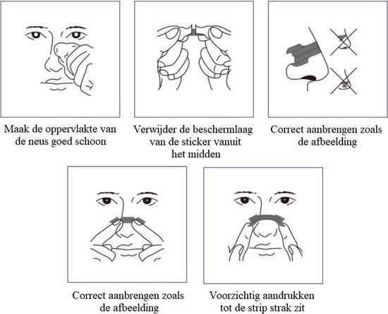 Neusstrips - Neuspleisters - Neusspreider - Neusstrips snurken - Neuspleisters snurken - Anti snurk - Anti snurk producten - Anti snurk pleisters - Maat S/M - 30 Stuks - Zorg voor een betere nachtrust!