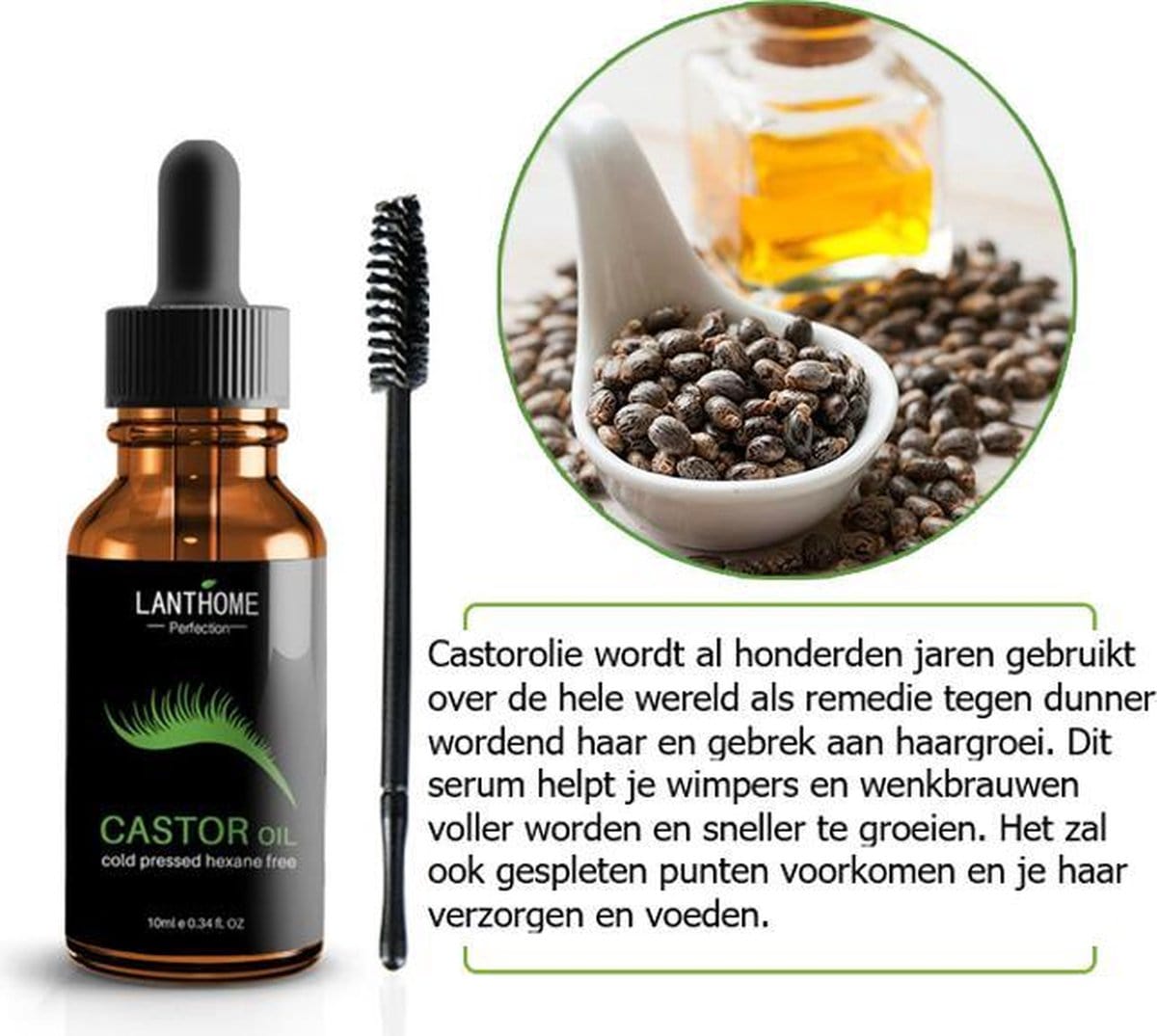 Lanthome Wimperserum - met Castor Olie