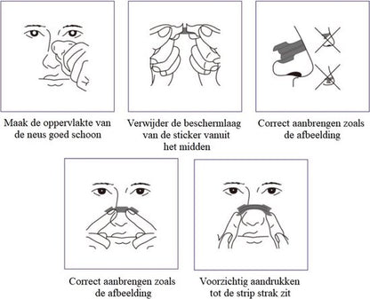 Neusstrips - Neuspleisters - Neusspreider - Neusstrips snurken - Neuspleisters snurken - Anti snurk - Anti snurk producten - Anti snurk pleisters - Maat S/M - 30 Stuks - Zorg voor een betere nachtrust!