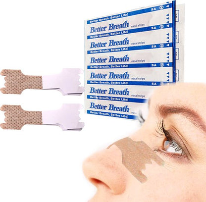 Neusstrips - Neuspleisters - Neusspreider - Neusstrips snurken - Neuspleisters snurken - Anti snurk - Anti snurk producten - Anti snurk pleisters - Maat S/M - 30 Stuks - Zorg voor een betere nachtrust!